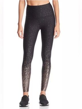 Beyond Yoga Alloy Ombre High Waist Legging Black/Metallic Rose Gold Small